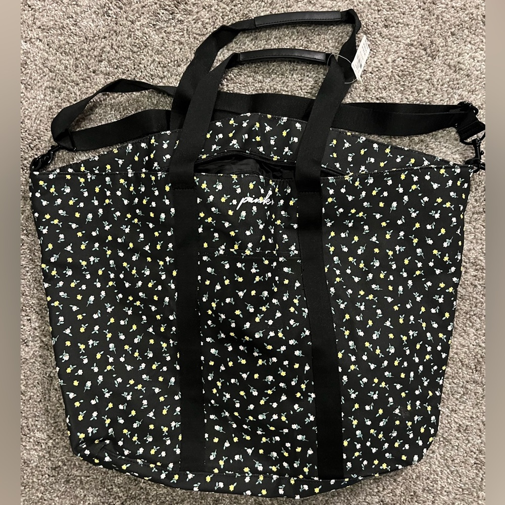 VS Pink Black Tote